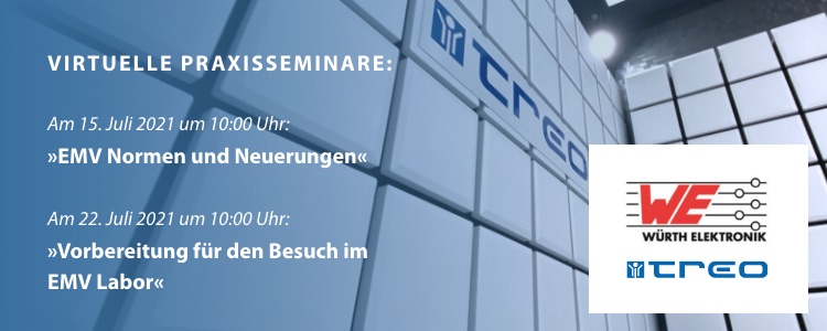 Einladung zu virtuellen EMV Praxisseminaren im Juli 2021