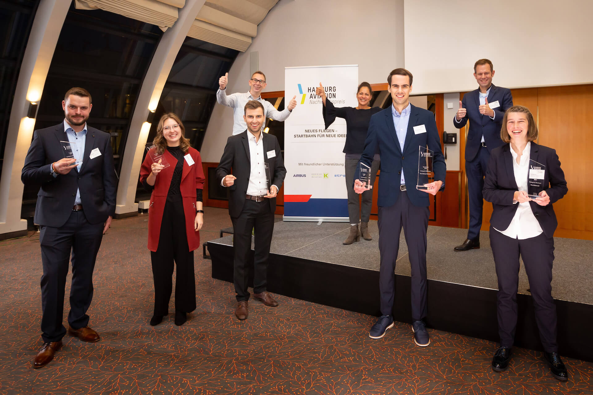 Gewinner des Hamburg Aviation Nachwuchspreises 2021 Gewinner des Hamburg Aviation Nachwuchspreises 2021