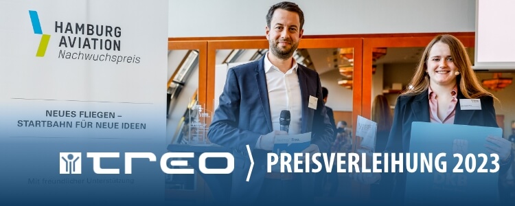 Treo beim Hamburg Aviation Nachwuchspreis 2023 Treo beim Hamburg Aviation Nachwuchspreis 2023