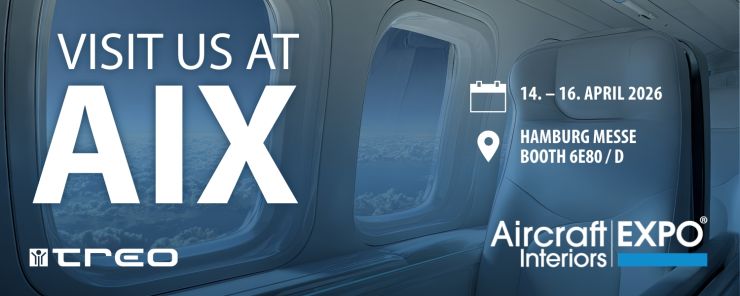 Aircraft Interiors Expo 2025 Treo ist bei der Aircraft Interiors Expo 2025